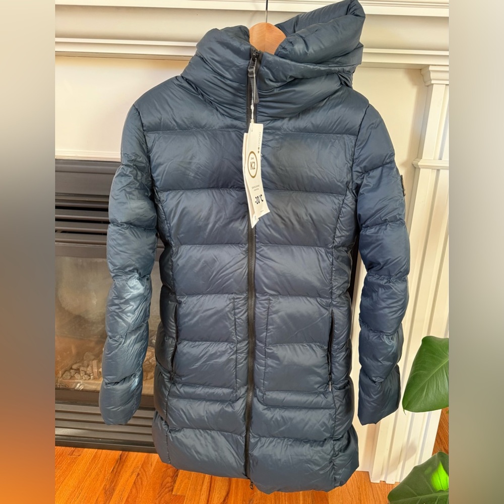KANUK Marilia Down White duck Puffer Parka Coat Jacket 800 fill Women M